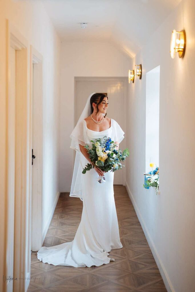 Detailed wedding dress fitting and bridal gown alterations in Dunfermline.